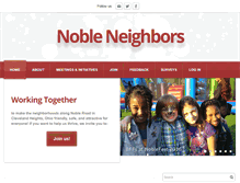 Tablet Screenshot of nobleneighbors.com